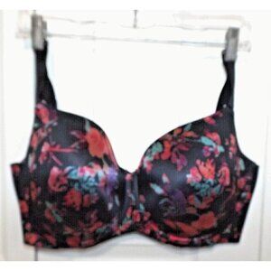 Unbranded 32 DD multicolor underwire bra with adjustable straps NO TAGS AT ALL